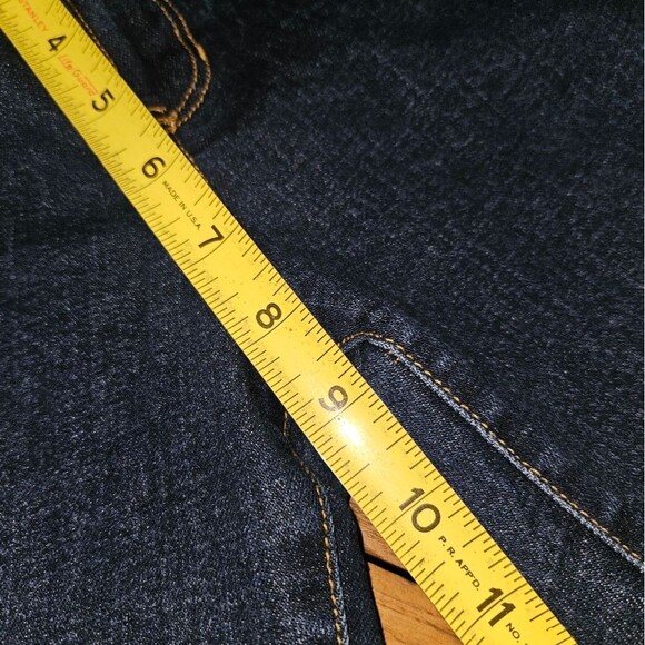 Old Navy The Sweetheart Cuffed Skinny Straight Jeans Women’s Size 0 Dark Wash - Picture 5 of 8